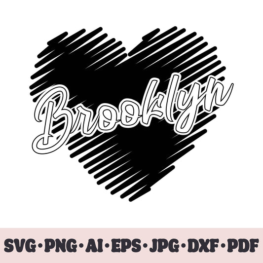 Brooklyn Nets basketball team SVG Cricut cut file. PNG Clipart. Silhouette sublimation print. Sports fan image Ai, EPS, JPG, DXF, PDF.