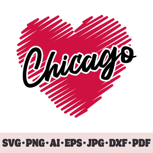 Chicago Bulls basketball team SVG Cricut cut file. PNG Clipart. Silhouette sublimation print. Sports fan image Ai, EPS, JPG, DXF, PDF.