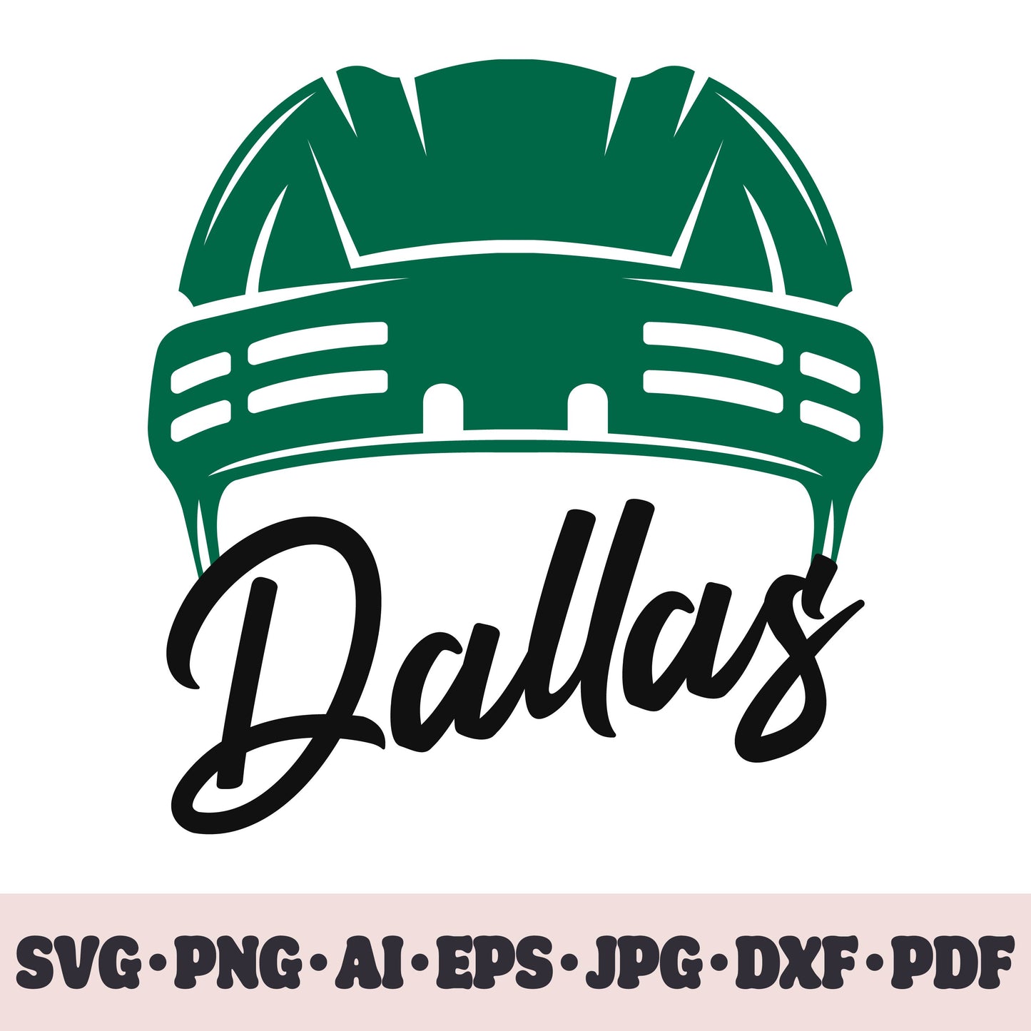 Dallas Stars hockey team SVG Cricut cut file. Hockey on ice PNG Clipart. Silhouette sublimation print. Sports fan image Ai, EPS, JPG, DXF, PDF.