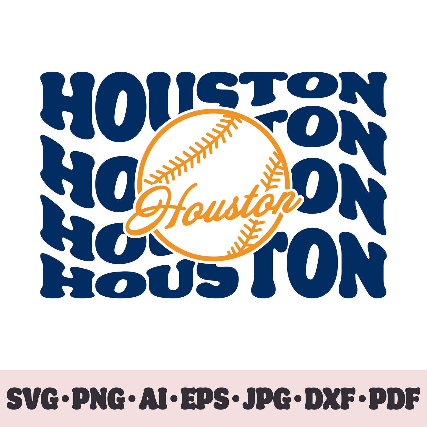 Houston Astros baseball team SVG Cricut cut file. PNG Clipart. Silhouette sublimation print. Sports fan image Ai, EPS, JPG, DXF, PDF.