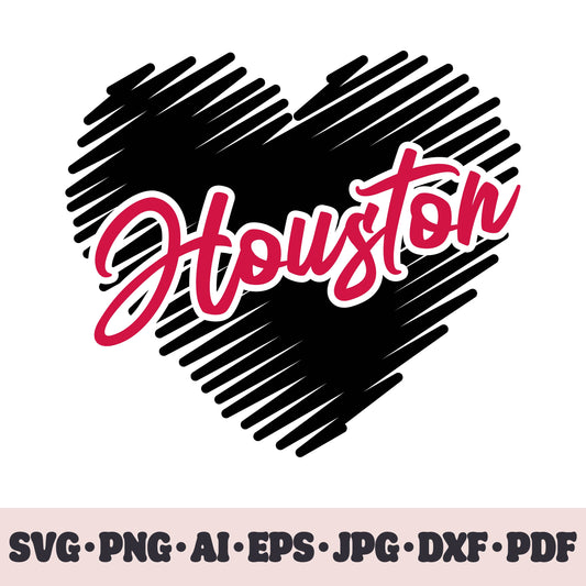 Houston Rockets basketball team SVG Cricut cut file. PNG Clipart. Silhouette sublimation print. Sports fan image Ai, EPS, JPG, DXF, PDF.