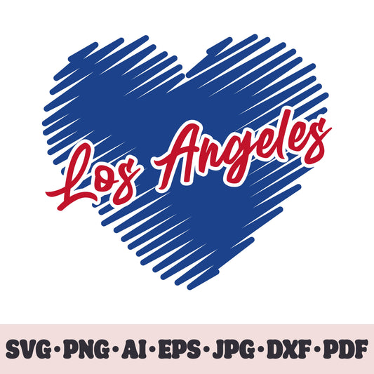 Los Angeles Clippers basketball team SVG Cricut cut file. PNG Clipart. Silhouette sublimation print. Sports fan image Ai, EPS, JPG, DXF, PDF.