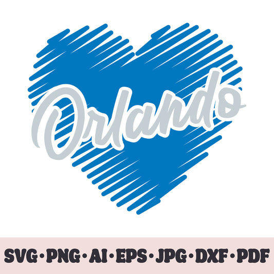 Orlando Magic basketball team SVG Cricut cut file. PNG Clipart. Silhouette sublimation print. Sports fan image Ai, EPS, JPG, DXF, PDF.