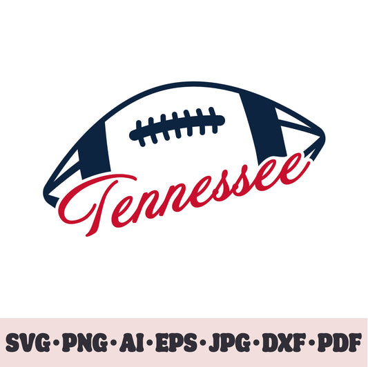 Tennessee Titans football team SVG Cricut cut file. Rugby PNG Clipart. Silhouette sublimation print. Sports fan image Ai, EPS, JPG, DXF, PDF.