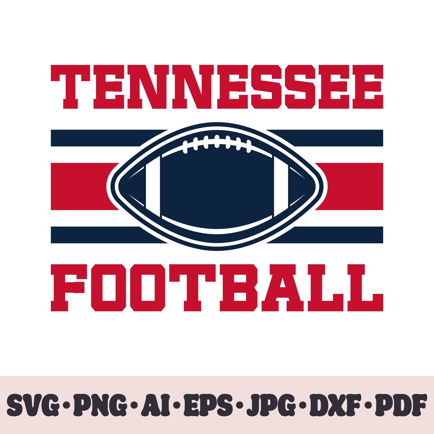 Tennessee Titans football team SVG Cricut cut file. Rugby PNG Clipart. Silhouette sublimation print. Sports fan image Ai, EPS, JPG, DXF, PDF.