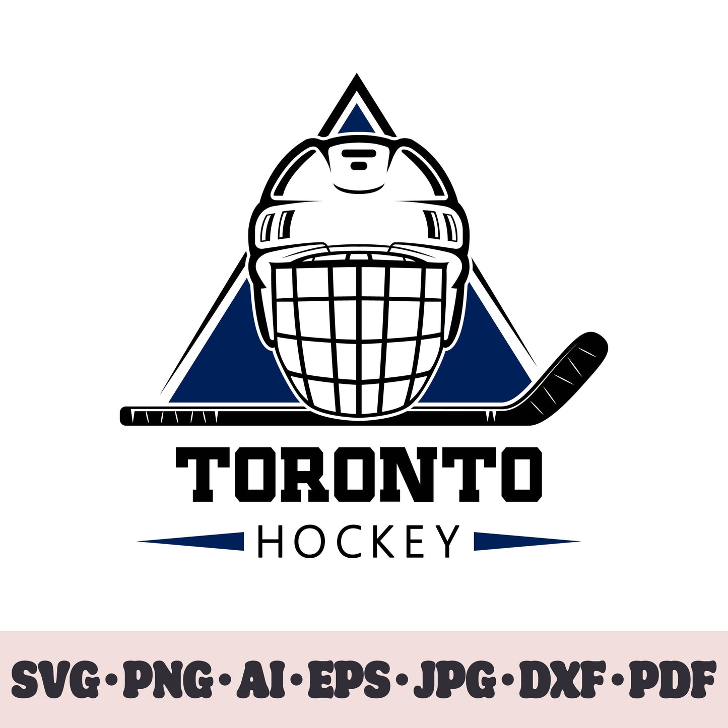 Toronto Maple Leafs hockey team SVG Cricut cut file. Hockey on ice PNG Clipart. Silhouette sublimation print. Sports fan image Ai, EPS, JPG, DXF, PDF.