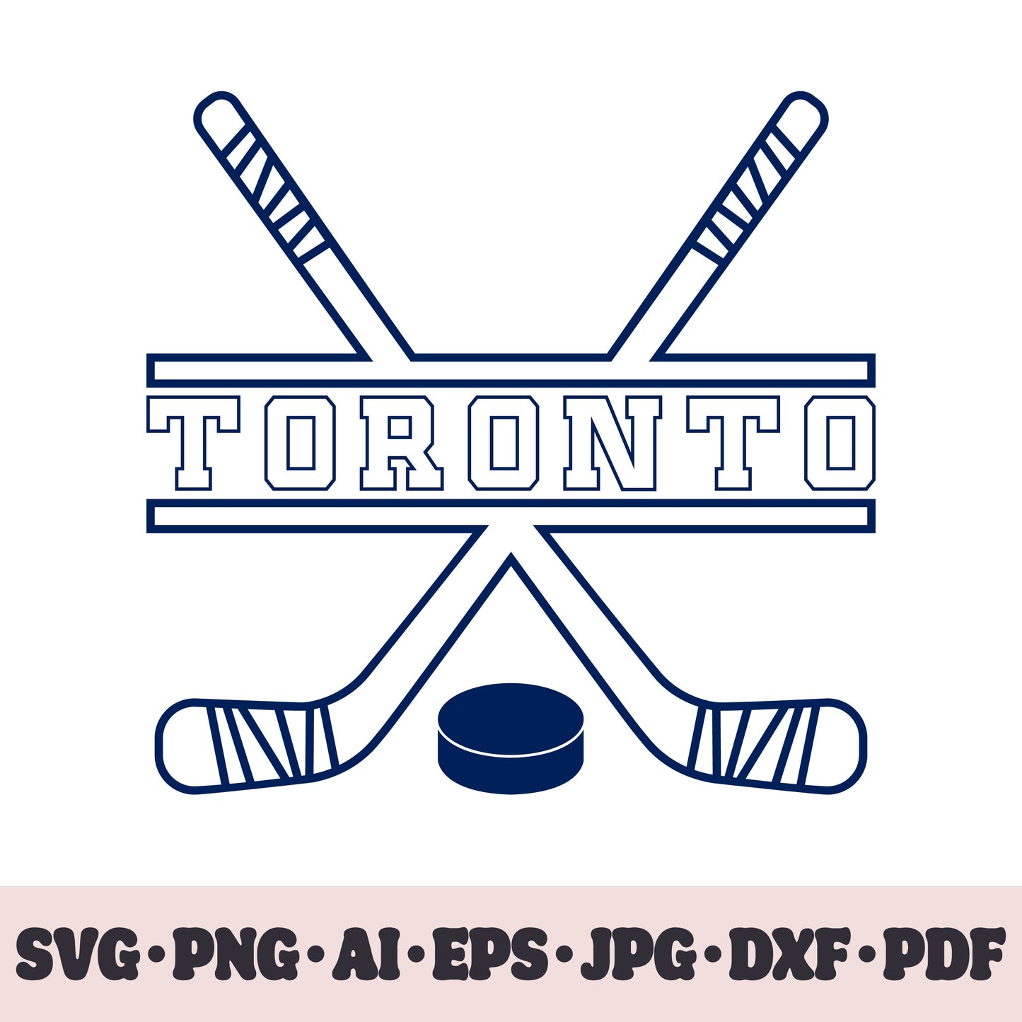 Toronto Maple Leafs hockey team SVG Cricut cut file. Hockey on ice PNG Clipart. Silhouette sublimation print. Sports fan image Ai, EPS, JPG, DXF, PDF.